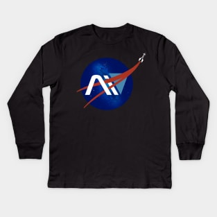 andromeda Kids Long Sleeve T-Shirt